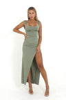 Reniva™ | Sculpted Maxi Dress