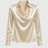 Brooklyn – Elegant Shiny Satin Blouse